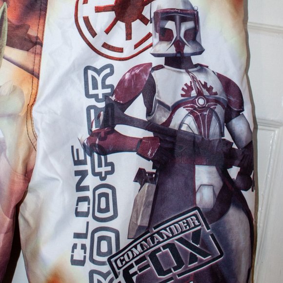 STARWARS Men's Graphic Long Swimwear Shorts Lucasfilm Ltd Size Large Pre-owned - Picture 4 of 9